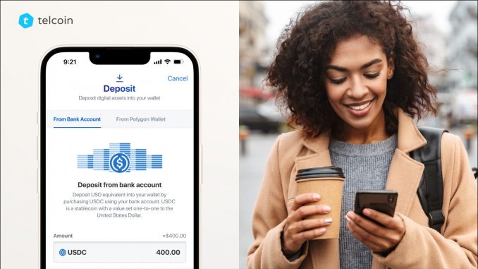 TELcoin App version 3.2 provides direct cash-in into USDC crypto currency from US bank accounts