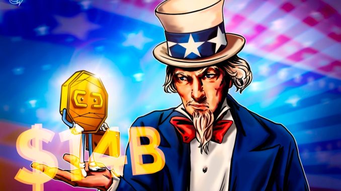 US Gov’t Seeks to Add $14B to Crypto Reserves as Part of Forfeiture Case