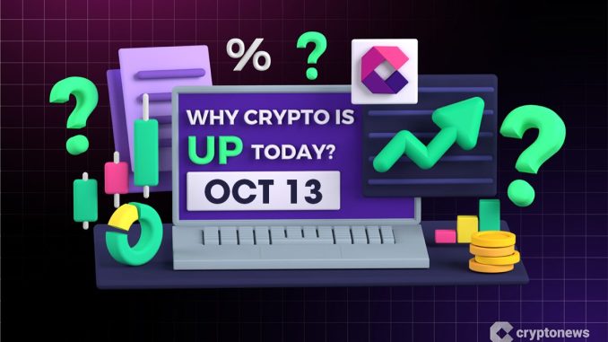 why is crypto up today