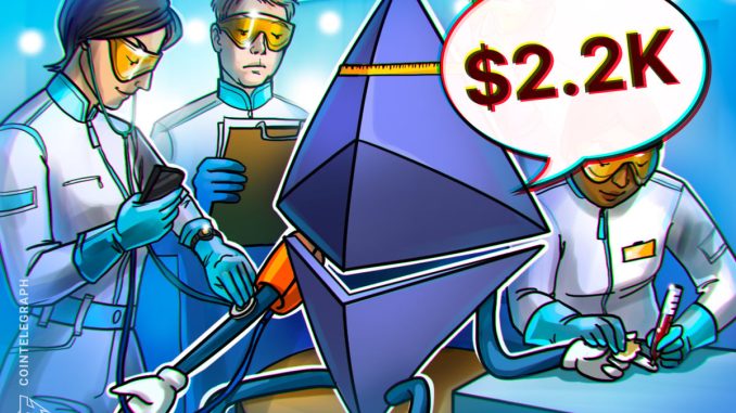 Analysts Say This Must Happen for Ethereum to Take Out Resistance at $2.2K
