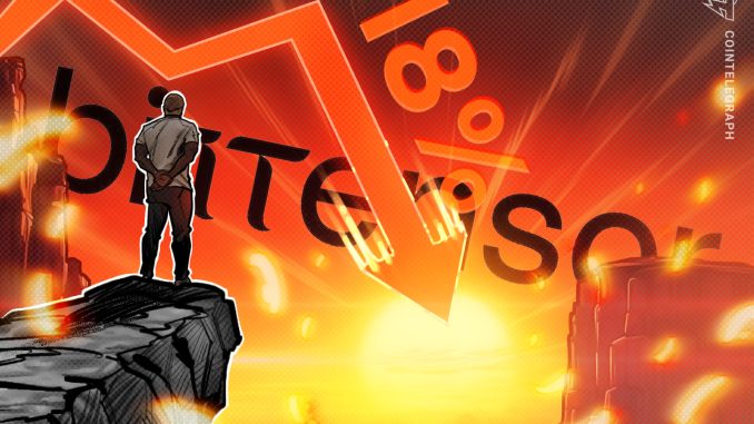 Covenant AI Leaves Bittensor Amid Decentralization Concerns, TAO Drops 18%