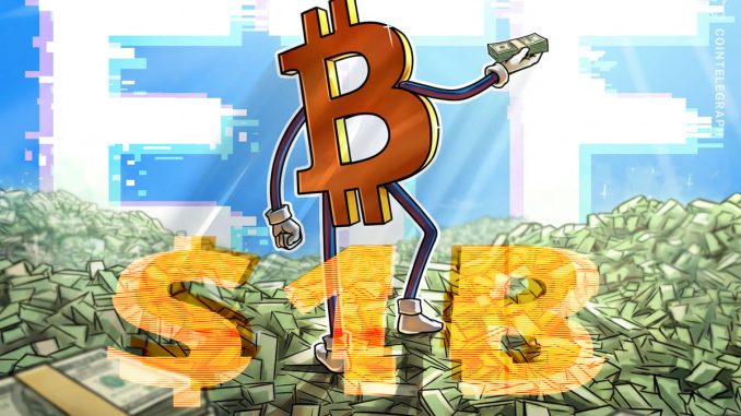 Spot Bitcoin ETFs Attract $1B in Weekly Inflows as Risk Appetite Returns