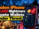 stolen iphone crypto loss
